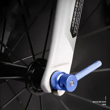1 Комплект шпажек за главината на колелото Трайно анодиране Висока носеща способност, за да проверите за наем на Лоста за шпажек за велосипед Быстроразъемные лоста