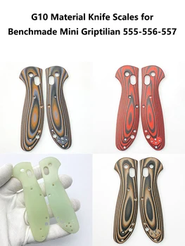1 Чифт 4 Цвята Benchmade Mini Griptilian 555 556 557 Серия Нож G10 Везни Ръкохватка Петна Дръжка САМ Изработка на Аксесоари По Поръчка