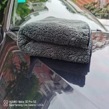 1300 гориво 50x50 см, Суперпоглощающие кърпи за автомивка, восък и полиране, трайно кърпа от микрофибър, коралови кадифе кърпа за почистване на автомобили