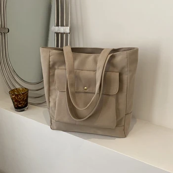 2023 Модни Чанти, дамски проста найлонова чанта, японската училищна чанта за момичета, чанти и калъфи за книги, чанти, дамски ръчни чанти, чанта-тоут, дамска чанта на рамото