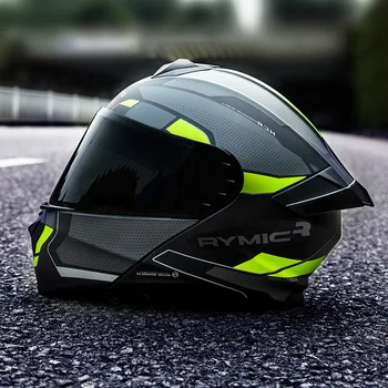 2023 Новият Модулен Полнолицевой Мотоциклет Шлем С Открито Лице И Две Лещи Casco ABS Висококачествена Предпазна Каска Kask Motobike De Capacete
