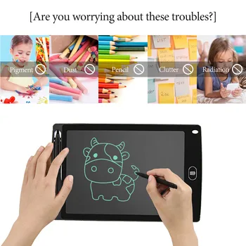 8.5/10/12 -Инчов LCD таблет за писане, детска Магическа дъска, дигитална дъска за рисуване, тетрадка за рисуване, Игра за мозъка, детски играчки, най-Добрият подарък