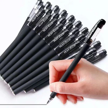 80 бр Гел писалка с голям капацитет без презареждане 0,5 мм, Дръжки за сигнализация, Дръжка-roller Училище офис Бизнес изпит пишещи средства