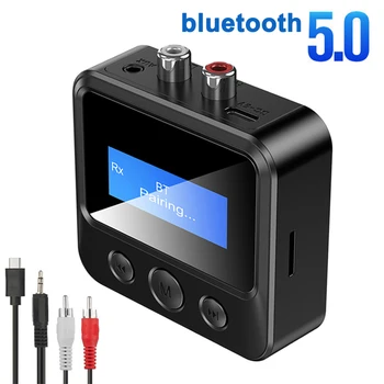 Bluetooth 5,0 Предавател Приемник EDR Безжичен Адаптер USB Dongle 3.5mm AUX вход RCA за ТЕЛЕВИЗИЯ PC Слушалки за Домашно Стерео Авто HI FI Аудио