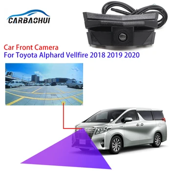 CCD Аксесоари за паркиране с логото на автомобилната HD Предна камера за Toyota Alphard Vellfire 2018 2019 2020, водонепроницаемое нощно виждане