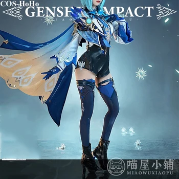 COS-Ivan аниме Genshin Impact EuLa Игри костюм, красиви тела, униформи, cosplay, костюм за парти на Хелоуин и за жените, НОВОСТ