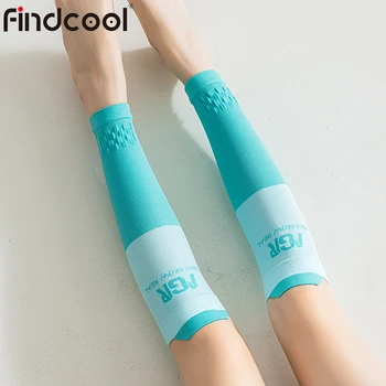 Findcool, 2 двойки компрессионных ръкави за прасец, превръзка за голеностопных гуми, облекчаване на болки, компресия чорапи без ходила