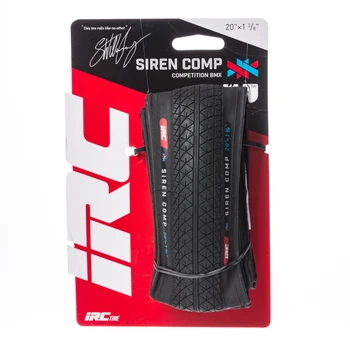 IRC Siren Comp Pneu 20x1, 3/8 инча, сгъваема велосипедна гума 120Tpi, черно-кафява Сгъваема велосипедна гума BMX