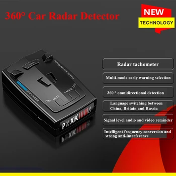 RAD2000 Автомобилен Радар Детектор 12V Speed Radar Detector Английски Руски Сигнал за Тревога на Скоростта Предупреждение K X Ka Band Автомобилен Детектор Антирадарный