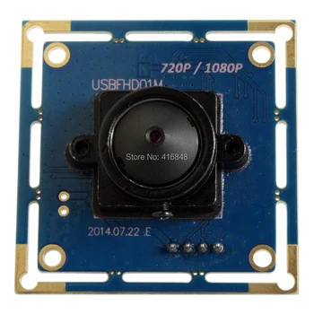USB-уеб камера 2.0 мега пиксела, 1920X1080, lens 3.7 мм CMOS OV2710 mini 38*38 mm, модул USB-камера за Android, Linux Windows, Mac