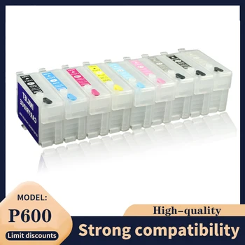 vilaxh за Многократна употреба касети с мастило за принтери Epson P600 surecolor P600 Surecolor SC-P600 с чипове автоматично нулиране T7601 -T7609
