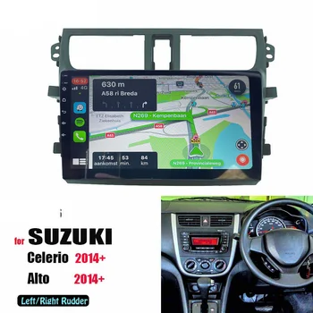 Автомобилен Радиоприемник За SUZUKI Alto Celerio CULTUS 2014 GPS Навигация 128 GB Rom Android Мултимедиен Плеър Авторадио Bluetooth Стерео 2Din