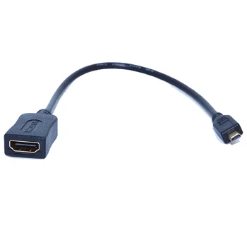 Адаптер Micro HDMI-HDMI от мъжа към жената, конвертор micro HDMI 1080P за таблетен КОМПЮТЪР, телевизор, мобилен телефон