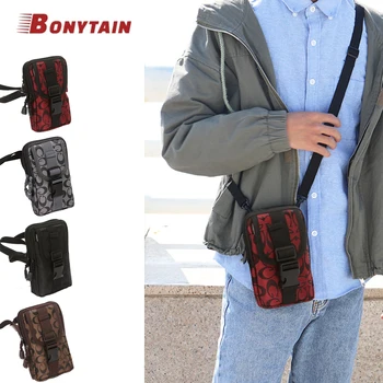 Външна двупластова поясная чанта, чантата е водоустойчив, военен поясная чанта, мъжка чанта за телефон, туризъм, лов женствена чанта тактическа