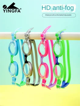 Детски очила за плуване Yingfa със защита от замъгляване с висока разделителна способност, водонепроницаемое професионално оборудване за практикуване на водни спортове, гмуркане за момчета и момичета