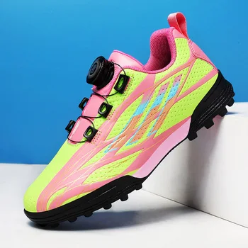 Детски футболни обувки, леки външни оригинални футболни обувки, Удобни нескользящие спортни маратонки, маратонки за тревата 9188