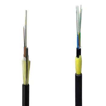 дължина на кабела fibra adss 40 м, 8-жилен оптичен кабел adss, оптичен кабел adss с фитил p96