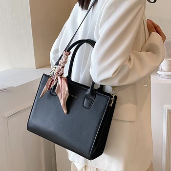 Ежедневни дамски чанти от изкуствена кожа, чанти-тоут, висококачествени дамски чанти през рамо, модерен дамски малка нова чанта-месинджър