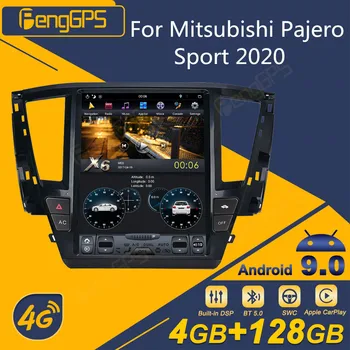 За Mitsubishi Pajero Sport 2020 Android Автомобилното Радио Tesla Екран 2Din Стереоприемник Авторадио Мултимедиен Плейър GPS Navi Head