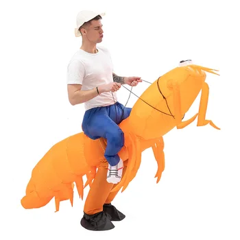 Забавни скариди Надуваем талисман Cosplay костюм играчки за активна почивка концерта Активен костюм активна атмосфера Костюми за Хелоуин