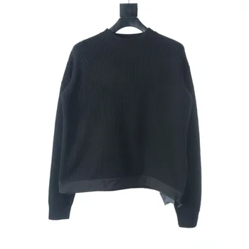 Изработена пуловер, 70% новозеландской вълна, плюс 30% вискоза за подобряване на комфорта пуловери, приятен за кожата, не бърнс