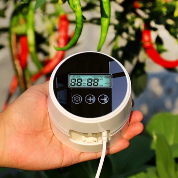 Интелигентна система за капково напояване на градината, таймер за автоматично поливане на закрито, комплекти контролери за напояване за дома в саксии