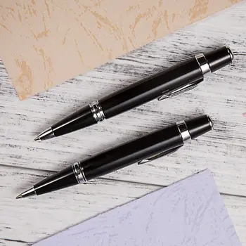 Луксозна метална мини химикалка химикалка за подпис, Бизнес Офис Консумативи, студентски канцеларски материали, подарък за писане