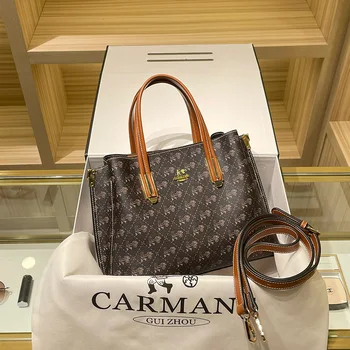 Луксозни чанти, дамски Чанти, дизайнерска чанта с голям капацитет на известна марка, кожени чанти през рамо за жени, Bolsos Mujer