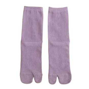 Модни Чорапи с две чорапи, дамски обикновена чорапи дишащи Happy с чорапи в японски стил, ежедневни чорапи