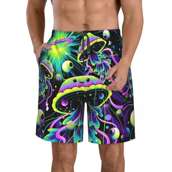 Мъжки Плажни Шорти За Плуване Maillot De Bain За Сърфиране, Цветни Спортни Шорти с Медузи♫, бързо съхнещи Бански костюми