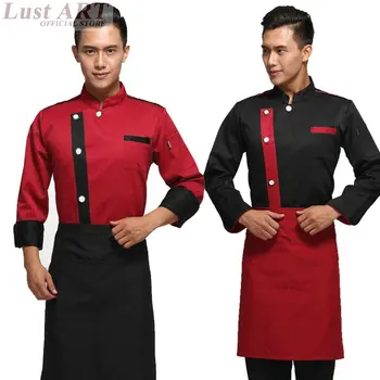 Нов дизайн, яке-готвач за обществено хранене, униформи готвач, кухненски удобства, ежедневни модни дрехи на майстор-готвачите на ресторанта AA011