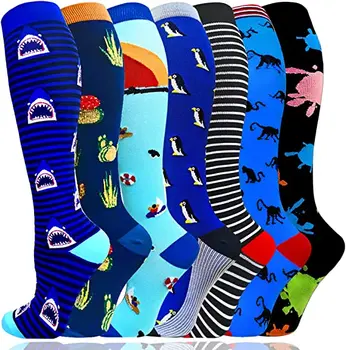 Нови компресия чорапи с подбрани с движение, медицински чорапи за хранене при Разширени вени, компресия чорапи за джогинг, Вълшебни чорапи