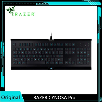 Оригиналната мембранная детска клавиатура Razer Cynosa Pro с осветление, едно водоустойчив дизайн, Програмируеми макрофункция
