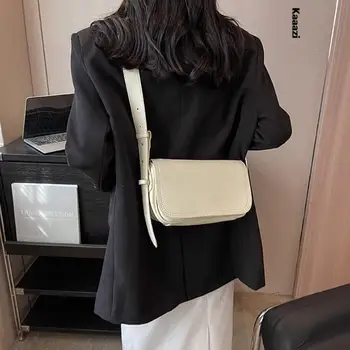 От дизайнерски Чанти с Високо Качество, в Луксозна Нова Модерна чанта през рамо от изкуствена кожа, простата жена малка чанта през рамо, Универсална 2023