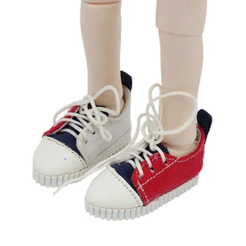 Парусиновая обувки 4,7*2,5 см за кукли 1/6 BJD, модни мини-стоп-моушън обувки с 15 см, аксесоари за кукли, EXO Кукла Български