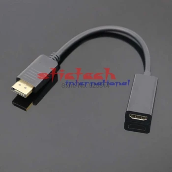 по dhl или ems 200шт Кабел, съвместим с DP конектор за свързване към HDMI порт на дисплея за свързване към адаптер, съвместим с HDMI 