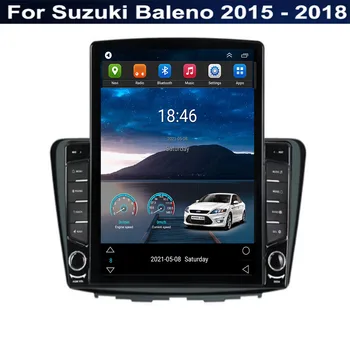 Радиото в автомобила Android 12,0 за Suzuki Baleno 2015-2030 Мултимедиен плеър Tesla Style CarPlay Video DVD 8 + 128G