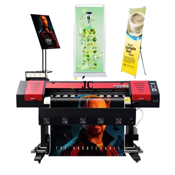 рекламна печатна машина 1300 мм В печатна машина за банери Еко-разтворител за принтер