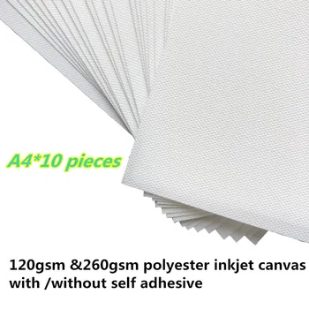 Самозалепващи листове за мастилено-струен печат от матирано полиестер А4 за мастилено-струен принтер