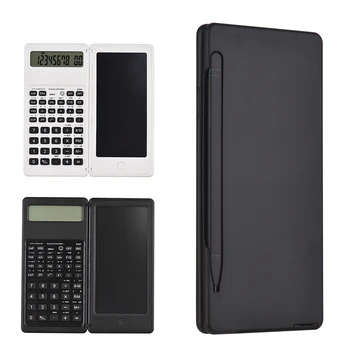 Сгъваем калкулатор с 10 цифрови дисплеи LCD Офис на електронен модул за обучение калкулатор Учебни инструменти Числови операции Мултифункционален