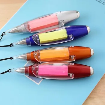Творчески, богат на функции химикалка писалка с шнурком за водене на бележки, хартиена лампа, химикалка химикалка, студентски канцеларски материали, Офис консумативи, лека дръжка